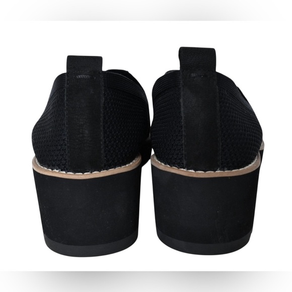 Eileen Fisher Lindy Novo Stretch Knit Black Wedge Sport Loafer - Picture 5 of 6